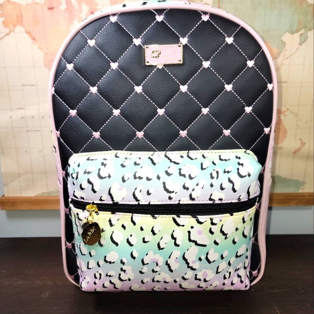 BRAND NEW Luv Betsey Black/ Multi LBDANI Backpack